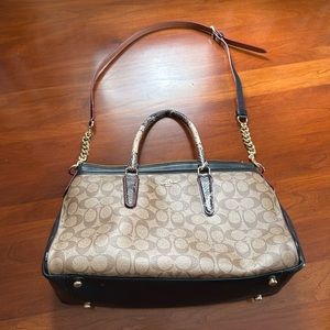 Coach “snake skin” purse used 2x